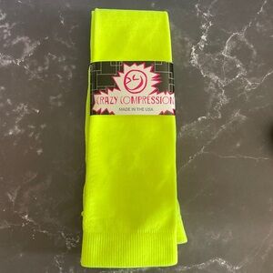 New Crazy Compression Neon Yellow Compression Socks 🧦